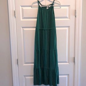 Green summer dress